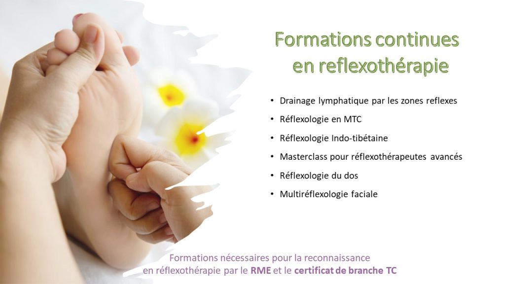 formations continues professionnelles en réflexothérapie