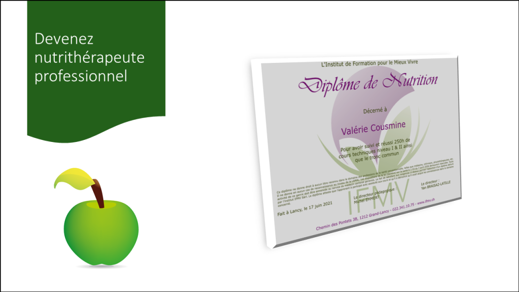 formez vous pour devenir nutritionniste